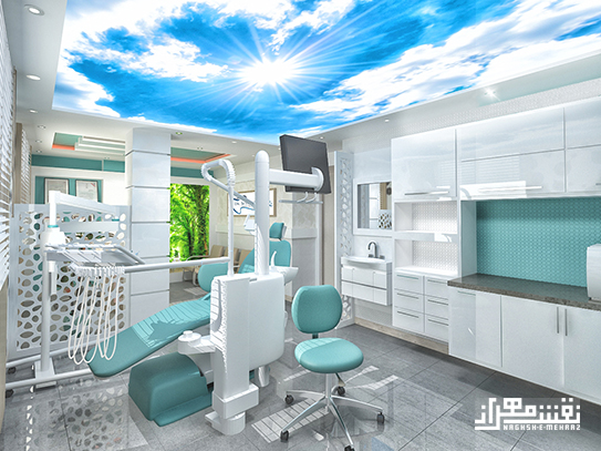 طراحی مطب دندانپزشکی دکتر دولتی در گلسار